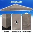 thumbnail image 4 of Sunrise Replacement top cover for 10'X10' gazebo canopy patio pavilion sunshade plyester single tier-Taupe, 4 of 9