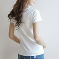 thumbnail image 2 of Ana Womens Basic Tees Shirt Solid Plain Top Short Sleeve Roundneck V Neck Top, 2 of 5