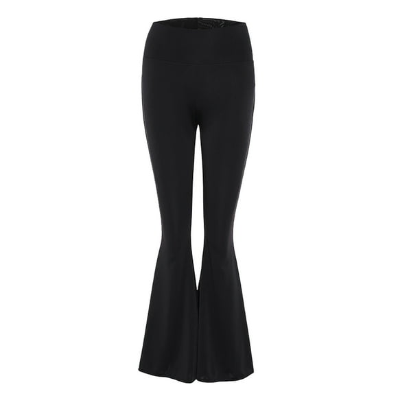 Outfmvch Flare Sweatpants,Leggings Flare,Yoga Pants,Women's Casual High Waist Wide Leg Long Palazzo Bell Bottom Yoga Pants,Joggers for Women,Sweat Pants for Womens Black L