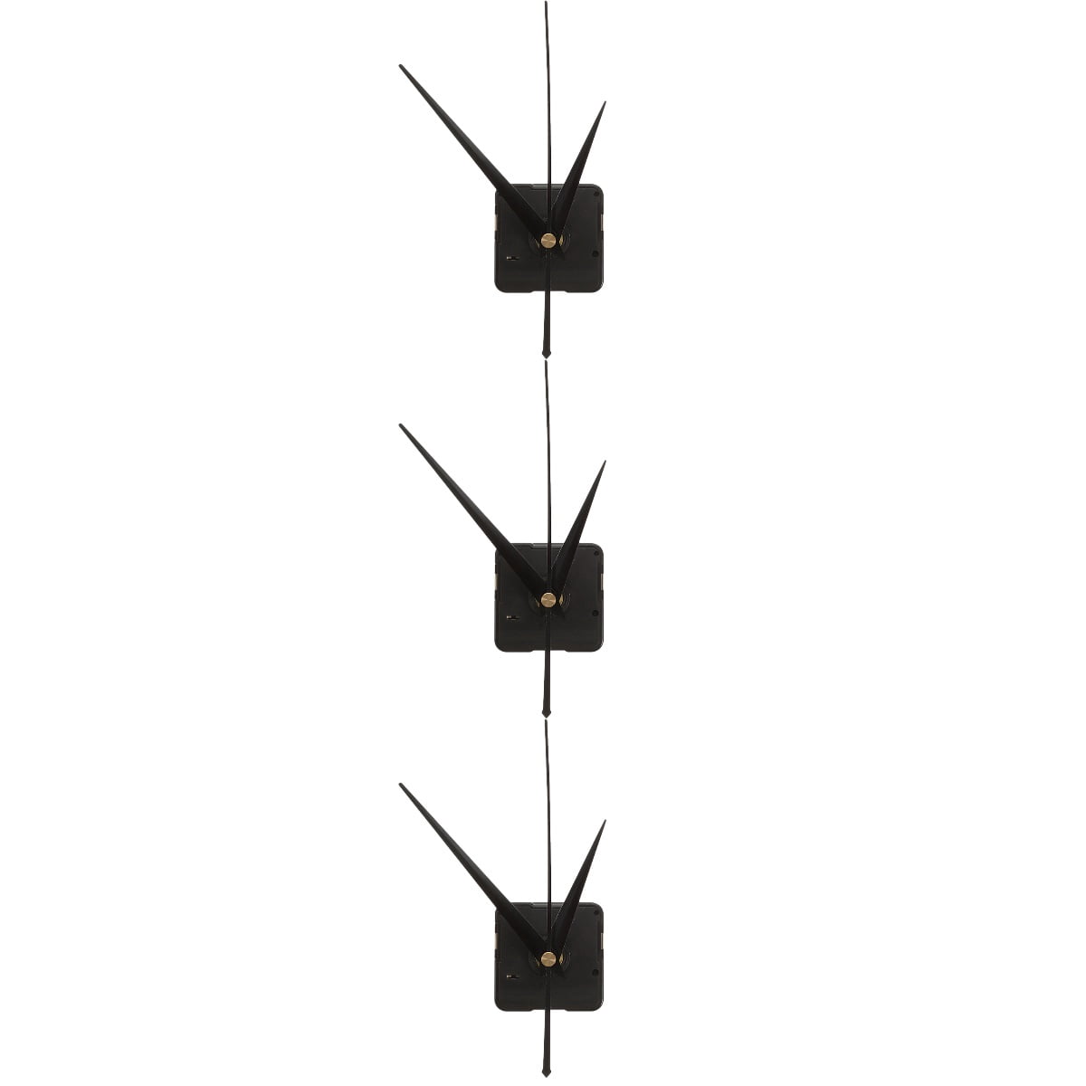 Worgeous 3-Pack Clock Movement Mechanism Replacement Parts for Clock Repair and Crafting Projects