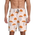 thumbnail image 3 of Lsque Mushrooms Mens Sleep Pajama Shorts,Short Pajama Pants, Cotton Ultra-Soft Knit-Small, 3 of 9
