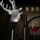 thumbnail image 2 of Juego de Tapones Para Vino Bearachild Elegante 2 en 1 con Decoración de Cabeza de Ciervo, 2 of 6