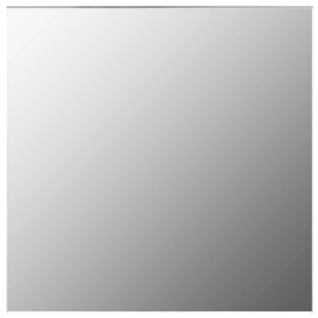 Kepooman Square Decoration Mirror for Living Room, 15.7" X 15.7", Sliver Kepooman Square Decoration Mirror for Living Room, 15.7" X 15.7", Sliver