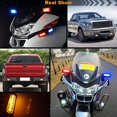 thumbnail image 4 of 1pcs 6 LED Luz De Advertencia Estroboscópica Barata Rejilla Intermitente Lightbar Camión Faro De Coche Lámpara De Tráfico Ámbar 12V 24V Luces, 4 of 4