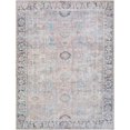 thumbnail image 2 of Mark&Day Washable Rugs, 9x12 Kearstin Traditional Tan Area Rug, Tan Charcoal Seafoam Carpet for Living Room, Bedroom or Kitchen (8'10" x 12', Machine Washable), 2 of 7
