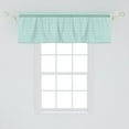 thumbnail image 2 of Ambesonne Chevron Window Valance, Pastel Simple Art Zigzags, 54" X 18", Pale Seafoam Mint Green, 2 of 3