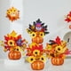 thumbnail image 1 of Decoración de Calabaza de Halloween: Centro de Mesa de Acción de Gracias de Plástico de 28 Cm con Hojas y Bayas para El Hogar, La Sala o La Fiesta., 1 of 6