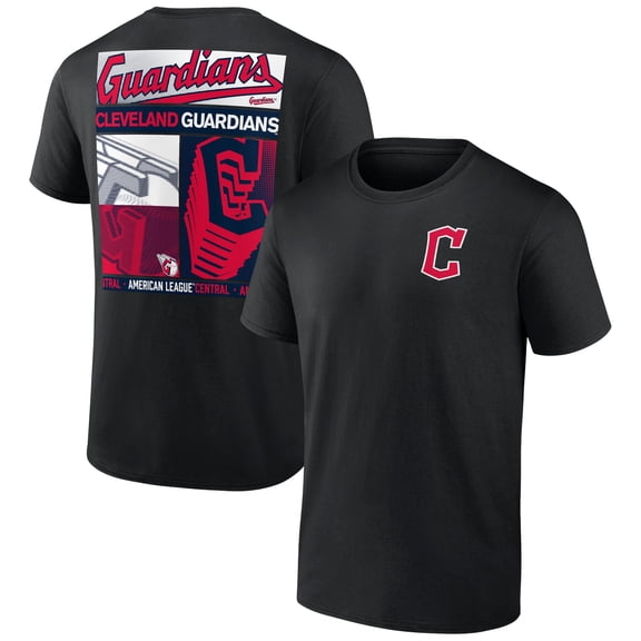 Men's Fanatics Branded Black Cleveland Guardians In Good Graces T-Shirt