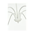 thumbnail image 5 of Living District Rohan 48" 6-Light Transitional Metal Chandelier in White, 5 of 8
