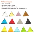 thumbnail image 4 of Unique Bargains 200g Stained Glass Mosaic Triangle 14mm Multicolor Glass Mosaic Tiles Bulk for Craft Handmade Project, 4 of 8