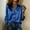 Blue, variant on Silk Shirts For Women Women's Satin Shirt Long Sleeve with Pockets - Solid Color Button Down Collar Blouse, Casual Work Silk Feel Shirts for Women