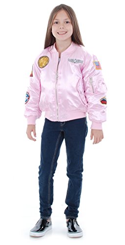 Up and Away MA-1 Flight Jacket Pink 4/5 - image 3 of 3