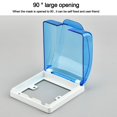 thumbnail image 4 of Bathroom Power Outlet Supplies Screw Installation Splash-Proof Box Wall-mounted Switch Protective Cover Socket Waterproof Box Electric Plug Cover Protection Socket BLUE, 4 of 8