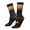 2 Black-1, variant on Classic Floral Blue Skate Shoes Crew Socks for Men & Women, Breathable Casual Athletic Ankle Socks