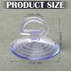 thumbnail image 2 of 24 Pack Car Glass Windshield Sunshade Suction Cups Small PVC Sucker Car Window Suction Cup for Automotive Visor, 2 of 5