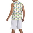 thumbnail image 2 of Naloa Rainbow Llama Basketball Jersey Reversible Men's Mesh Athletic Sports Shirts Training Practice S-4XLXX-Large, 2 of 6