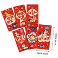 thumbnail image 2 of 6pcs 2026 Lunar 2026 Horse Red Envelopes - Thickened Three-Dimensional Red Bags, Festive Chinese 2026 Decor, Durable Money Gift Envelopes, Perfect for Spring Festival Holiday Gifting, D, 2 of 4