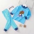 thumbnail image 4 of TAIAOJING Boys Girls Cartoon Pajama Sets Girls Boys Toddler Soft Pajamas Toddler Cartoon Prints Long Sleeve Kid Sleepwear Sets Cute Pjs Sleepwear 12-18 Months, 4 of 4
