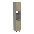 thumbnail image 5 of DeeHome Hasselt Kitchen Pantry, Double Door, Six Shelves -Light Pine, 5 of 8