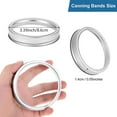 thumbnail image 2 of 48 Pcs Mason Canning Jar Rings Wide Mouth 86MM  Screw Bands Caps, 2 of 8
