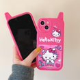 thumbnail image 5 of Cytcreation Funda De Dibujos Animados Compatible Con Iphone 15 Pro Max Funda Linda Y Divertida Kawaii Cat Kitty Funda Para Teléfono Con Personaje 3D Funda De Silicona Suave Para Niños Niñas Y Mujeres, 5 of 5