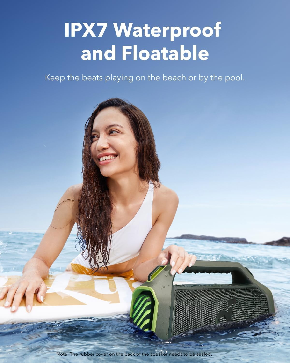 Soundcore Boom 2 Plus By Anker, Outdoor Speaker, 140W, 2+2 Channel, BassUp 2.0, 20H Playtime, Green
