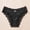 Black, variant on Low Waist Briefs for Women with Lace Stitching and Cotton Crotch, Seamless One-Piece Design, Everyday Underwear in Black