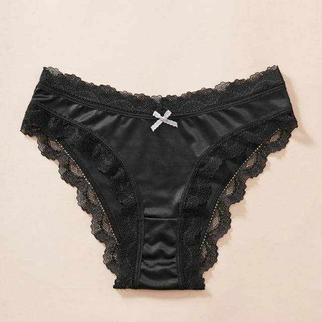 Culottes Taille Basse en Dentelle pour Femmes - String Doux et Confortable pour Usage Quotidien et Entraînements
