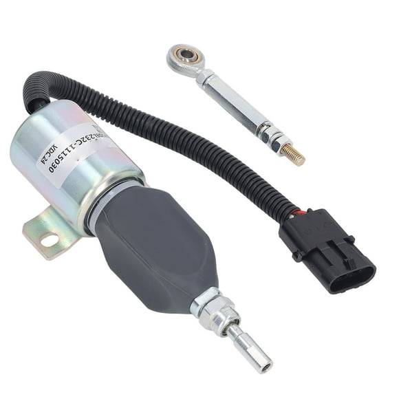 Shut Off Valve,DC24V Excavator Flameout Solenoid Excavator Shut Off Solenoid Valve Solenoid Valve Future-Proof Design