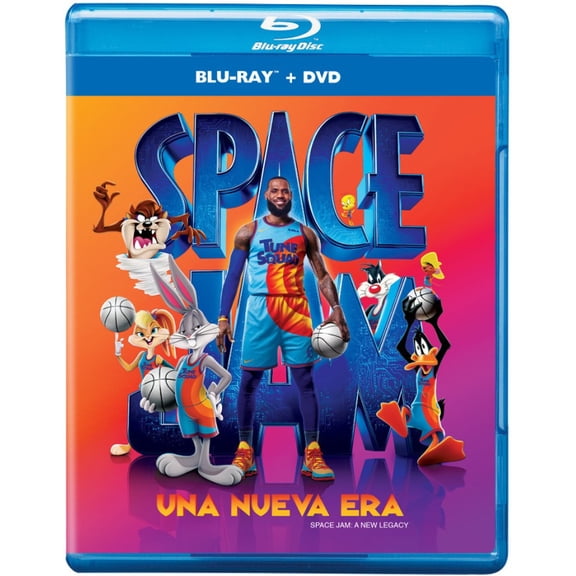 Space Jam Una Nueva Era Lebron James Pelicula Blu-ray + Dvd Warner Bros. Blu Ray + DVD