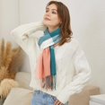 thumbnail image 4 of Bufanda de Mujer Bufandas de Punto Bufanda Caliente de Invierno Bufanda Larga y Suave Chal con Flecos, 4 of 5