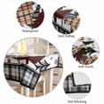 thumbnail image 6 of Christmas Tree Tablecloth Rectangle Table Cloth 60x102 , Waterproof Tablecloth Outdoor Table Cloth, Xmas Tree Grey Plaid Snowflake Washable Table Cover for Kitchen Dining Party, 6 of 8