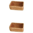 thumbnail image 4 of Caja de almacenamiento Inteprter de mimbre marrón resistente S 2Conjunto, 4 of 6