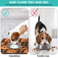 thumbnail image 4 of Evil Pumpkin Ghost Pet Food Mat Happy Halloween Absobing Durable 17x30 Inch Dog Bowl Mat Cat Feeding Mat EcoFriendly Durable Pet Placemat, 4 of 7