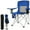 Light Blue, variant on FlexWave Folding Camp Chair,Portable Outdoor Chair,with Cup Holder & Carrying Bag,for Camping, Beach, Fishing, and Sports Events