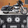 thumbnail image 4 of KIMISS Motorcycle Instrument Board Speedometer Gauge Kit, Aluminium Gauge Burst Bezel Trim Ring, 4 of 8