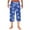Blue#10, variant on Levmjia Men's Plaid Sleep Pants Elastic Waist Lounge Pants Casual Capri Pajama Bottoms Home Wear Short Pants Soft Cotton-like Pajamas Sizes M-3XL