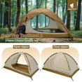 thumbnail image 2 of Carpa GEERTOP para 2 personas impermeable para las 4 estaciones para camping y senderismo, 2 of 8