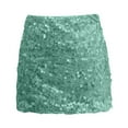 thumbnail image 4 of Women's Sparkly Sequin Mini Skirt For Party Club Vacation Summer Outfits With Tops Tees Tank Tops Casual Night Out Knit Skirts for Women Teen Skirts Skirts Skirt with Suspenders plus Size Plaid Skirt, 4 of 4