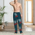 thumbnail image 2 of Mens Pajama Pants, Happy Father's Day (3) Soft Sleep & Lounge Pants for Men, Cuteness Casual PJ Bottoms Pants with Pockets, 2 of 7