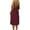 Wine, variant on Elegant Sleeveless Backless Loose Dress Robe Homewear Comfortable Casual Wear