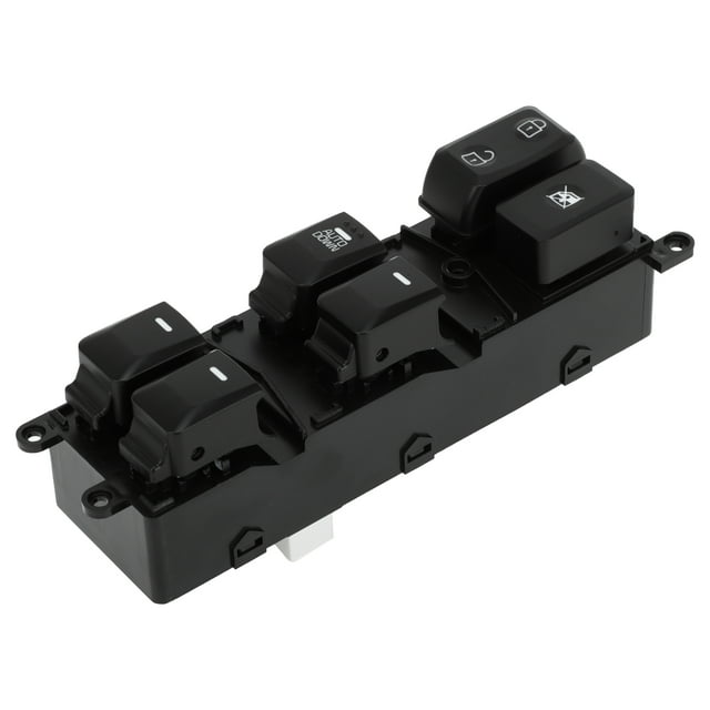 Interruptor de ventana eléctrica Unique Bargains para el lado del conductor delantero izquierdo para Kia K3 Cerato negro