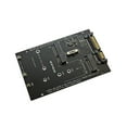 thumbnail image 2 of facefd Adaptateur Carte PCB 2 en 1 Double Slot NGFF M.2/MSATA vers SATA III, 2 of 7