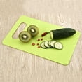 thumbnail image 4 of Tabla de cortar de plástico antideslizante y antibacterias para cortar alimentos (verde) JShteea  Libre de BPA, 4 of 9