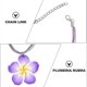thumbnail image 5 of juegos de collares de flores hawaianas para niña, joyería hawaiana, pendientes hawaianos, flores de plumeria hawaianas, joyería de moda, collar y pendientes de flores de arcilla., 5 of 5