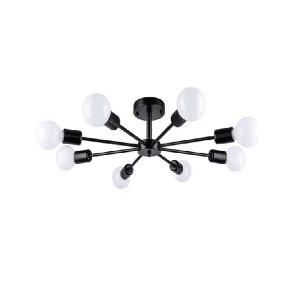 Lámparas De Techo Industriales Colgante 8 Luces