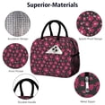 thumbnail image 4 of Flower Lunch Bag for Women Men Reusable Insulated Lunch Bags, Leakproof Cooler Food Lunch Tote Bag, Large Capacity Lunch Box for Work School Travel Picnic, 4 of 7