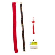 1 Set Professional Chinese Dizi Portable Flute Beginner Bamboo Flute Chinese Instrument