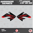 thumbnail image 3 of Kalair GFX Graphics Kit for Honda CRF100 (2011-2016) Warrior Series, 3 of 5