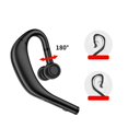 thumbnail image 4 of Auriculares inalámbricos con manos libres Bluetooth 5,0, auriculares deportivos con gancho para la oreja para negocios, correr, conducir, gimnasio, natación, Fitness Negro, 4 of 8